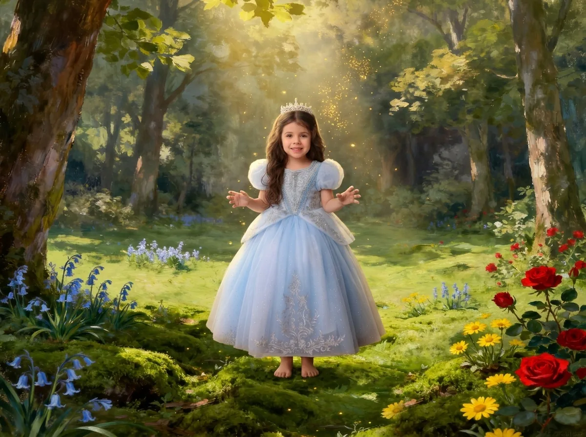 Karina in the musical forest