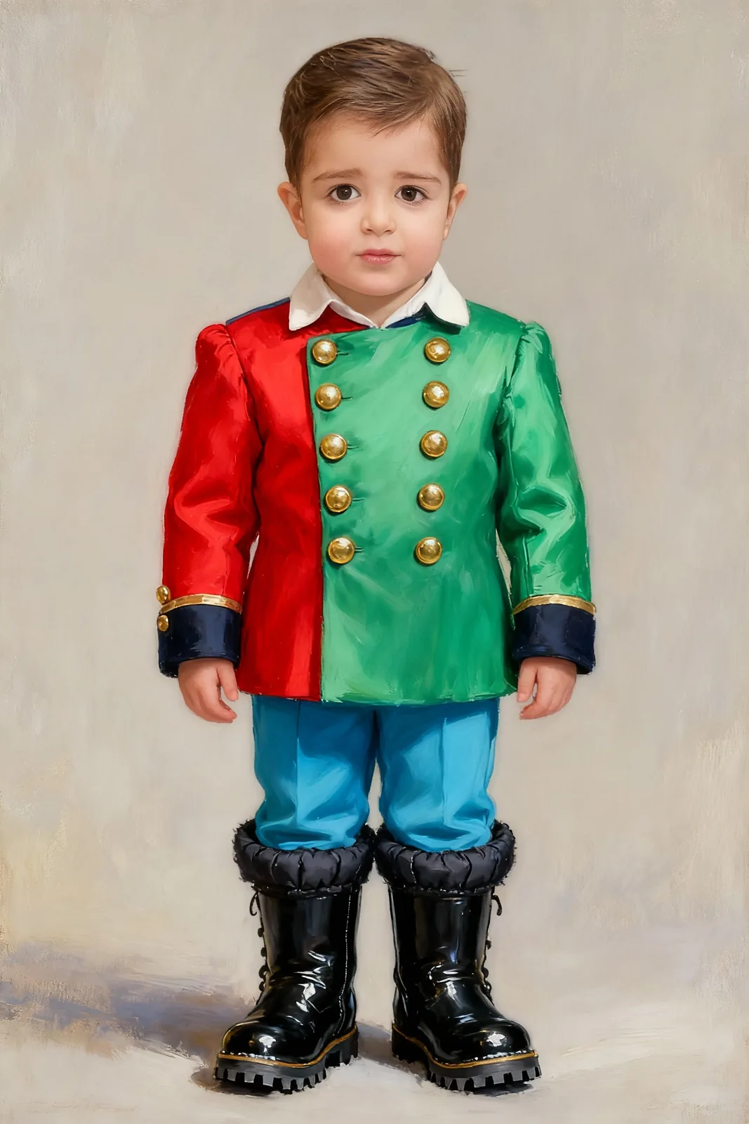 Model sheet: Leo in his story costume